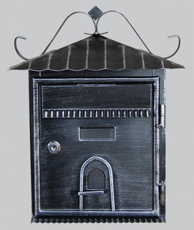 Schránka poštovní ALAN černá 280x120x350 mm